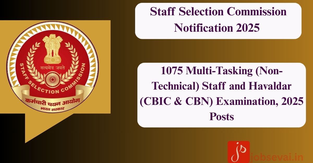 SSC Notification 2025