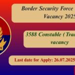 BSF Constable Vacancy 2025