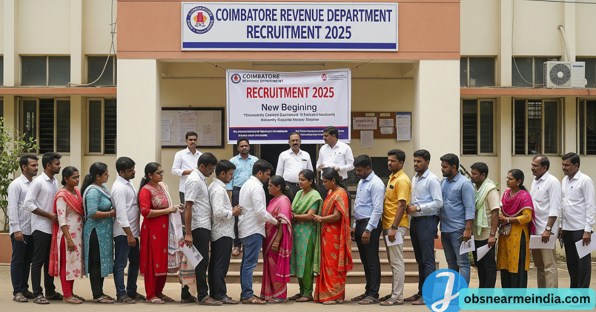 Coimbatore Revenue Department Recruitment 2025