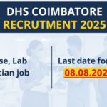 DHS Coimbatore Recruitment 2025