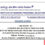 IBPS PO Recruitment 2025 Notification