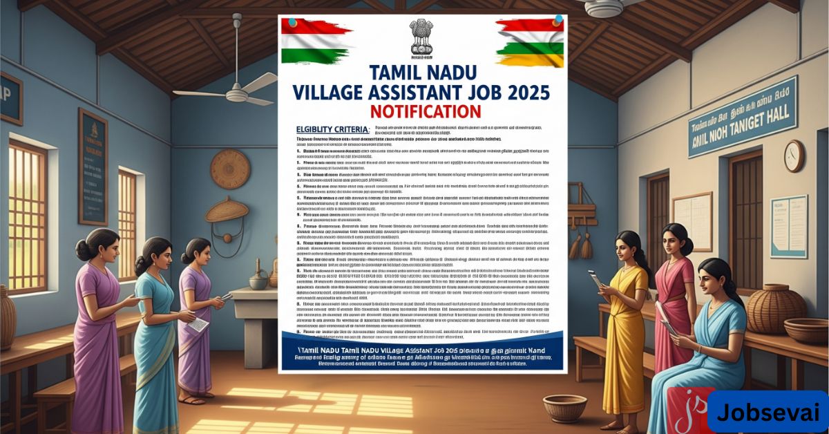 Village Assistant Job 2025 Notification